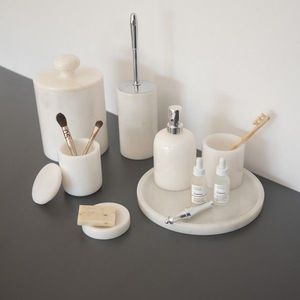 Set de baie, L'essentiel Maison, MAR07120602D, Alb imagine