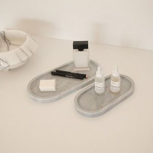 Set tava de baie, L'essentiel Maison, MAR07490206D, Gri imagine