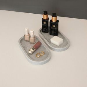 Set tava de baie, L'essentiel Maison, MAR07550206D, Gri imagine