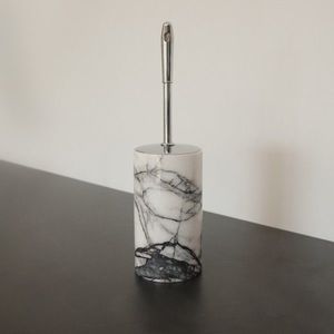 Perie de toaleta, L'essentiel Maison, MAR07210302D, Alb imagine