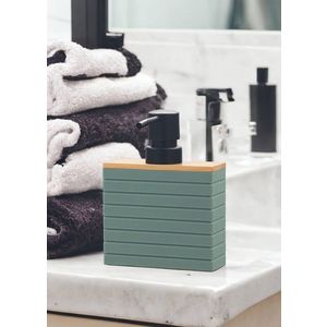 Dozator sapun lichid, L'essentiel Maison, SBN0044, 4x10x15 cm, Verde imagine