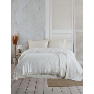 Cuvertura matlasata dubla, L'essentiel Maison, Sirius, Crem imagine