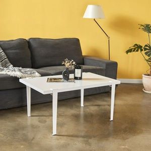 Masuta de cafea, Hanah Home, Neda, 90x45x60 cm, Alb imagine