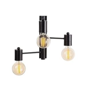 Lampa de perete Opviq Hexa, 30x40 cm, 3 x E27, 40 W, negru imagine