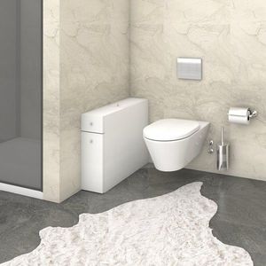 Dulap pentru baie Smart, Elegance, 60x19x55 cm, alb imagine