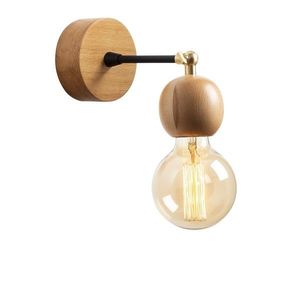 Aplica de perete Afrodisias N-822, Noor, 14 x 20 cm, 1 x E27, 100W, natural imagine