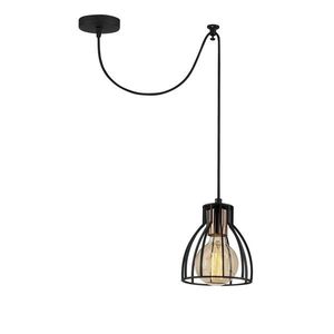 Lustra Kemah N-1235, Noor, 53 x 106 cm, 1 x E27, 100W, negru imagine