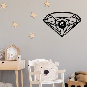 Lampa de perete, Shadow, 587-A, E27, 100 W, metal/MDF, negru imagine