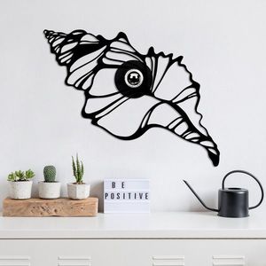 Lampa de perete, Shadow, 597 - A, E27, 100 W, metal/MDF, negru imagine