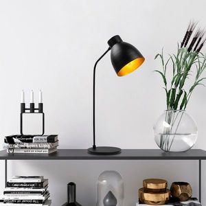 Lampa de masa, Murek - 11558, Fulgor, 18 x 29 x 60 cm, 1 x E14, 40W, negru imagine