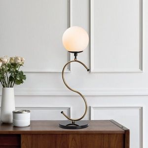 Lampa de masa, Royal - 13041, Fulgor, 18 x 19 x 57 cm, 1 x E14, 40W, negru imagine