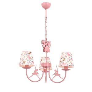 Lustra copii, Av-1416-Ballerina, Aurora, 52 x 75 cm, 3 x E14, 40W, roz imagine