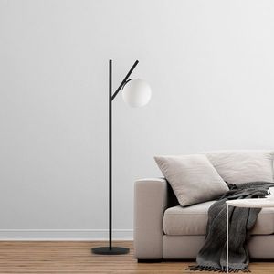 Lampadar, Fork - 13026, Fulgor, 31 x 45 x 152 cm, 1 x E14, 40W, negru imagine