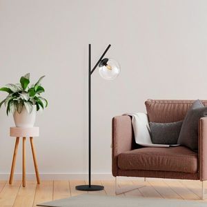 Lampadar, Fork - 13027, Fulgor, 31 x 45 x 152 cm, 1 x E14, 40W, negru imagine