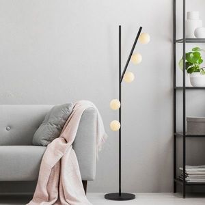 Lampadar, Domino - 11041, Fulgor, 31 x 52 x 167 cm, 5 x G9, 10W, negru imagine