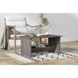 Masuta de cafea, Hanah Home, Delta, 80x40x50 cm, Antracit imagine