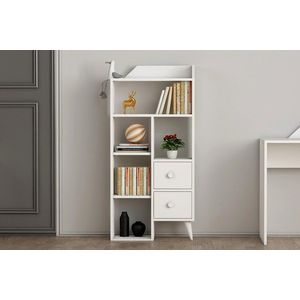 Corp biblioteca, Hanah Home, Star, 61.8x130x29.8 cm, Alb imagine