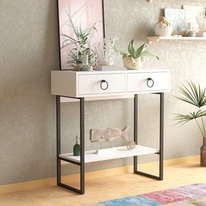 Bufet, Hanah Home, Valeri, 90x90x35.3 cm, Alb imagine