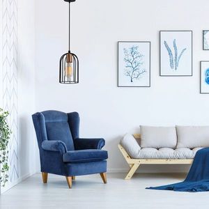 Lustra, Opviq, 525NOR1565, Negru/Bronz imagine