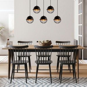 Lustra, Opviq, 527ABY1743, Negru imagine