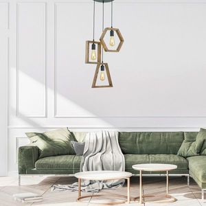 Lustra, Opviq, 890BCN1119, Nuc / Negru imagine