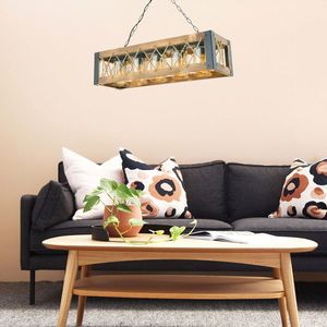 Lustra, Opviq, 890BCN1147, Nuc / Negru imagine