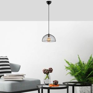 Lustra, Opviq, 942FLG1607, Negru/Maro antic imagine