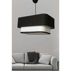 Lustra, Opviq, 390FLH1651, Alb/Negru imagine