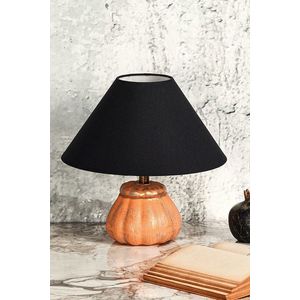 Lampa de masa, Opviq, 687HMY1604, Negru/Portocaliu imagine
