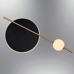 Aplica de perete, Opviq, 414LRC1118, Negru imagine