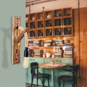 Aplica de perete, Opviq, 521SHN2129, Lemn imagine