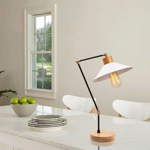 Lampa de masa, Opviq, 525NOR2128, Alb imagine