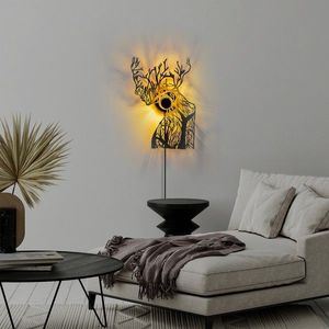 Aplica de perete, Opviq, 526SHD1183, Negru imagine