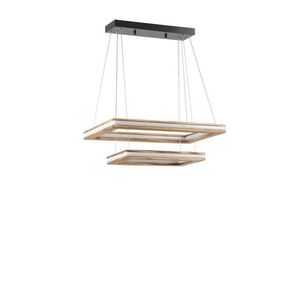 Lustra, Opviq, 846STL1959, Cupru / Stejar imagine