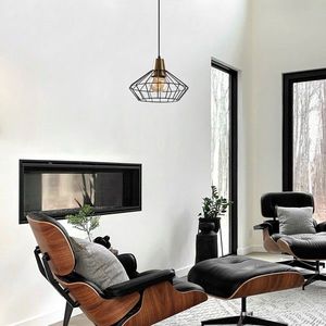 Lustra, Opviq, 584TTM1158, Negru imagine