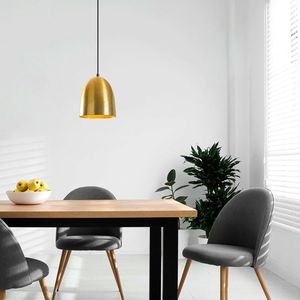 Lustra, Opviq, 584TTM1299, Aur/Negru imagine