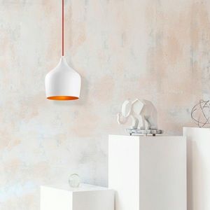 Lustra, Opviq, 584TTM1280, Alb/Rosu imagine