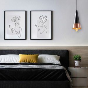 Lustra, Opviq, 584TTM1128, Negru/Cupru imagine