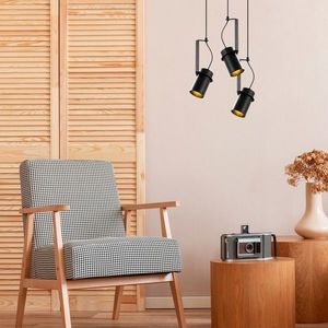 Lustra, Opviq, 584TTM1409, Negru imagine