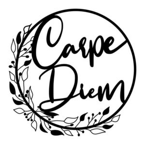 Decoratiune de perete, Carpe Diem, Tanelorn, 48x48 cm, metal imagine