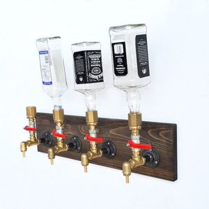 Dispenser bauturi, Hanah Home, Dsp001, 70x21x15 cm, Nuc / Aur imagine