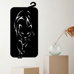 Decoratiune de perete, Puma 5, Dimensiune: 34 x 1, 5 x 70 cm, Negru imagine