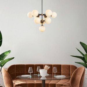 Lustra, Opviq, 942FLG1167, Negru imagine