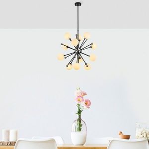 Lustra, Opviq, 942FLG1269, Negru imagine