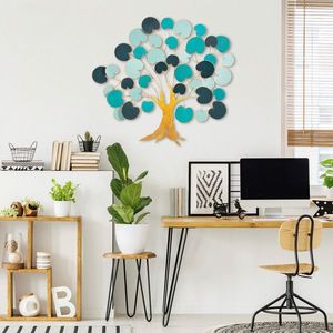 Decoratiune de perete, Lime Hazel, Dimensiune: 110 x 105 cm, Multicolor imagine