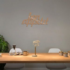 Decoratiune de perete, Bon Appetit 1, Dimensiune: 50 x 30 cm, Cupru imagine