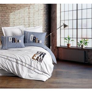Lenjerie de pat pentru o persoana, L'essentiel Maison, Forever, Gri imagine