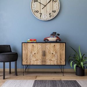 Comoda Jupiter, Kalune Design, 100x40x77 cm, maro imagine