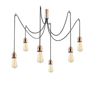 Candelabru Kabluni MR - 914, Opviq, 126 x 102 cm, 6 x E27, 100W, cupru imagine
