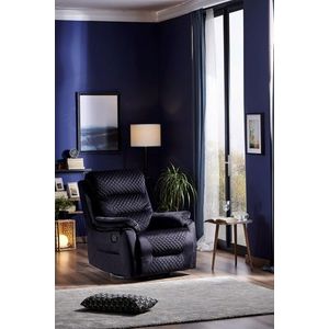 Fotoliu cu recliner, Hanah Home, Trone TV, 80x105x80 cm, Negru imagine